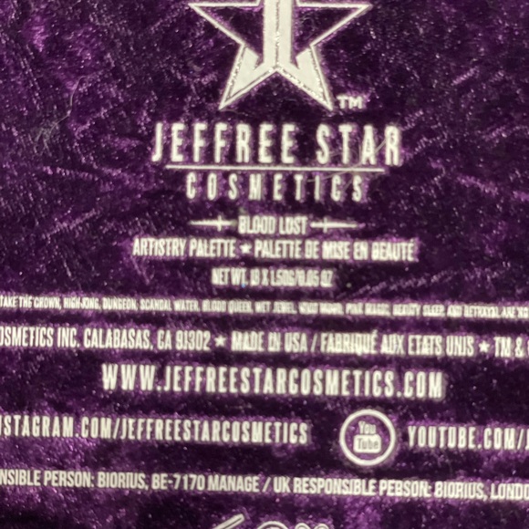Jeffree Star Blood Lust Palette - Picture 3 of 4